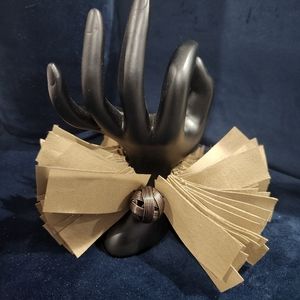 Northampton Style Tan Leather w/ large bead one size fit all